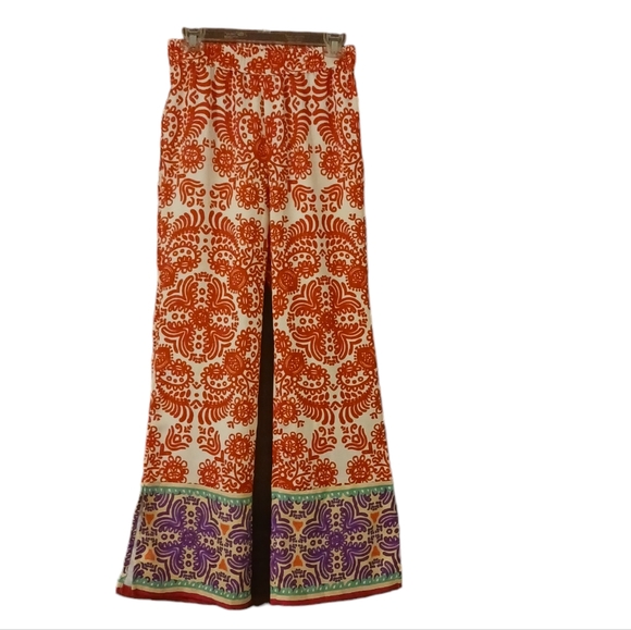 Zara Pants - 💰ZARA Women's Boho Straight Leg Print Pants. SM NWT